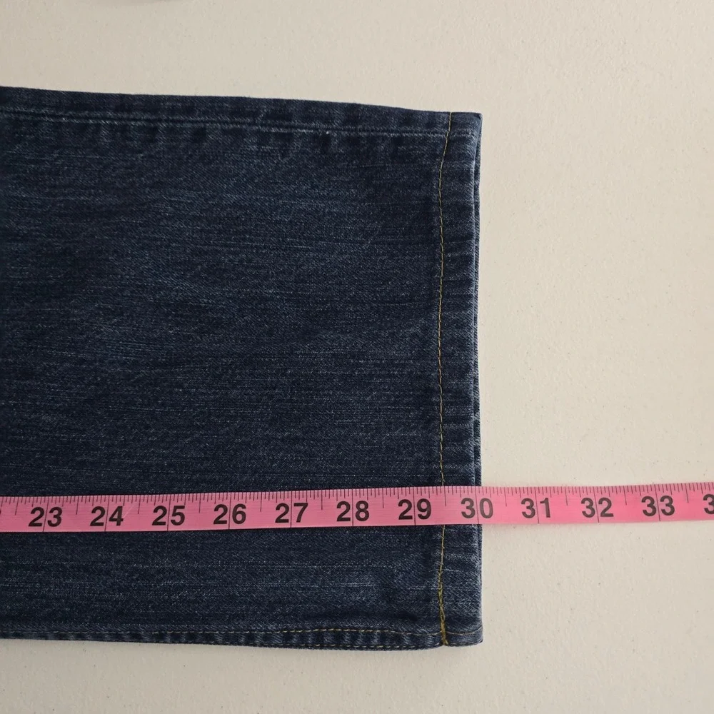 Polo Ralph Lauren 867 Classic Fit Blue Denim Jeans Mens 42x32 Dark Wash Cotton